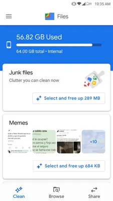 Files by Google android App screenshot 0